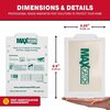 Catchmaster Max-Catch Glue Board For Spiders, Mice, and Crawling Insects, 5.25 in W x 8.5 in H, 72 PK 72MAX